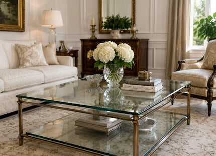 Square tempered glass table top cut to size
